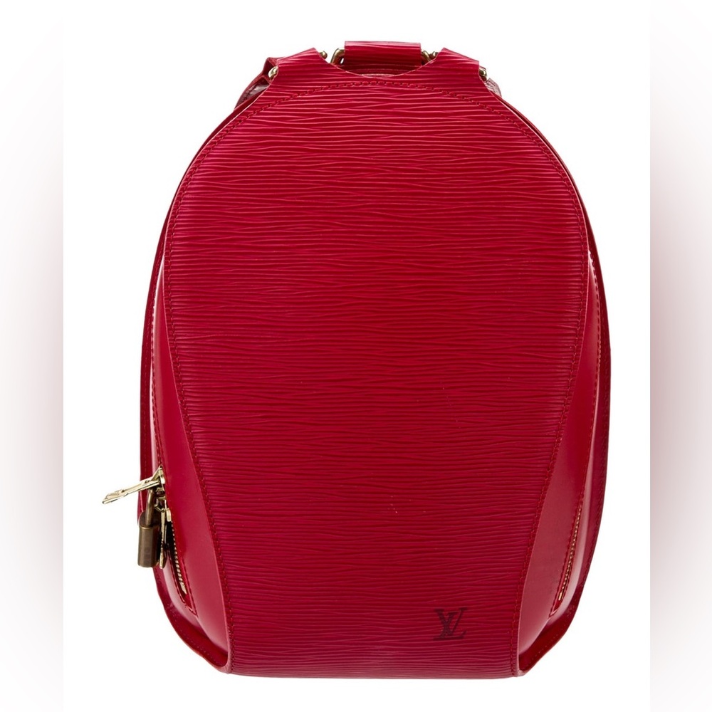 Louis Vuitton Red Epi Leather Mabillon Backpack - Picture 3 of 15